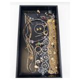 Gold & Silver-Tone Jewelry Lot - Necklaces, Bracelets, Rings & Earrings