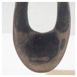 Teardrop Earrings - Mexican Sterling Silver 925 Openwork Pattern