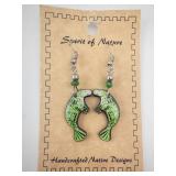 Spirit of Nature Manta Ray Earrings - Handcrafted Native Designs
