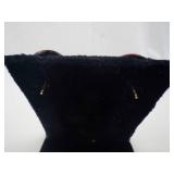 Millefiori Glass Round Stud Earrings - Colorful Floral Mosaic