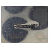 Sterling Silver Red Jasper Pendant - Mexico 925