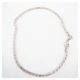 IBB Rope Chain Bracelet 925 Silver - 7.5 in, 2.6 g