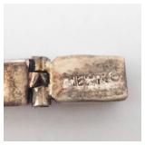 Created Blue Opal Inlay Bracelet - Sterling Silver (925)