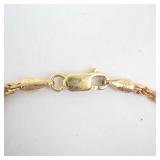 Vermeil Sterling Rope Bracelet