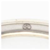 Brighton Two-Tone Leaf-Pattern Bangle Bracelet - Silver & Gold Tone