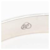 Brighton Two-Tone Leaf-Pattern Bangle Bracelet - Silver & Gold Tone