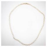 Necklace - Italy Gold-Tone Link Chain 16-Inch