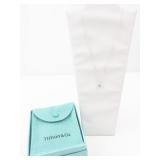 Vintage Tiffany and Co Sterling Silver Bean Necklace W/Box