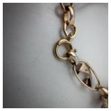 Vermeil on Sterling Silver Floral Filigree Bracelet