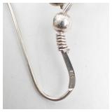 Peridot & Amethyst Triangle Drop Earrings - Geometric Double-Triangle (Lot of 2)