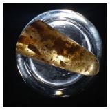 Amber Gemstone - Natural Baltic Amber 79 ct, 67 x 34 mm