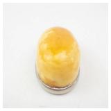 Large Butterscotch Amber Pendant - 43x23mm