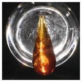 Amber Teardrop Cut Gemstone - 60 ct