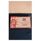 RED 1999 US MINT PROOF SET