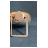VICTORIAN SILVER PLATED HIP FLASK OR HAND WARMER