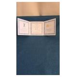 1 ozt silver AMULET WITH GEBO RUNE WITH COA