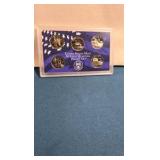 BLUE 2001 US MINT PROOF SET