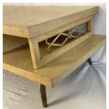 Vintage Mid Century Modern Blonde Cocktail Table