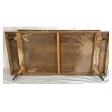 Vintage Mid Century Modern Blonde Cocktail Table