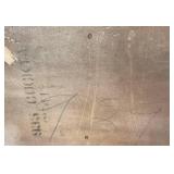 Vintage Mid Century Modern Blonde Cocktail Table