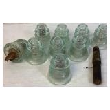Hemingray 42 Glass Insulators