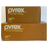 Pyrex Butterfly Gold Bundle -All New in Original Boxes