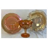 Marigold Carnival Glass Collection