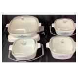 Corning Ware Blue Cornflower Casserole Bundle