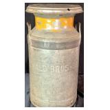 Vintage Ewald Bros. -59 Minneapolis MN Milk Can with Lid