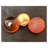 Vintage Collection of Marbles with Shooters