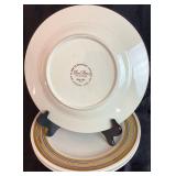 Vintage Tableware Plate Collections - Mikasa Dura Stone Brown Bark & Wallace Heritage Painted Desert Collection Summer Morn