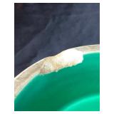 Vintage Homer Laughlin Fiesta Ice Lip Pitcher and Pippin Pottery USA Apple Water Pitcher