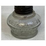 Vintage Vanity Accessories and Avon Bottles plus Vapo-Cresolene Vaporizer Oil Lamp