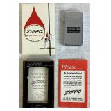 Vintage Lighter Sets -5  Zippo Lighters, Kemco "Four Aces" Bottle Lighter and 1 Baldwin American VIP Lighter