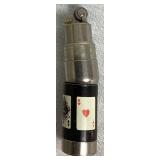 Vintage Lighter Sets -5  Zippo Lighters, Kemco "Four Aces" Bottle Lighter and 1 Baldwin American VIP Lighter