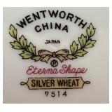 Wentworth Silver Wheat China Set - Eterna Shape 7514