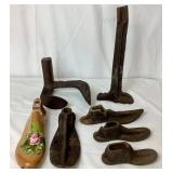 Antique Cast Iron Cobblers Shoe Form Collection