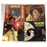 Elvis Collection of Albums and Collector Plates