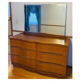 Harmony House MCM 6 Drawer Dresser with Mirror