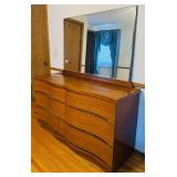 Harmony House MCM 6 Drawer Dresser with Mirror