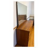 Harmony House MCM 6 Drawer Dresser with Mirror