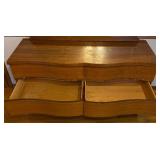 Harmony House MCM 6 Drawer Dresser with Mirror