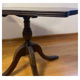 Duncan Phyfe Mahogany Round Table and Maddox Mahogany Accent Table