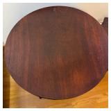 Duncan Phyfe Mahogany Round Table and Maddox Mahogany Accent Table