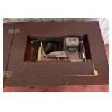 Vintage Kenmore Stylist 86 Model 605 Sewing Table with Accessories