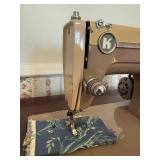 Vintage Kenmore Stylist 86 Model 605 Sewing Table with Accessories