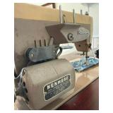 Vintage Kenmore Stylist 86 Model 605 Sewing Table with Accessories