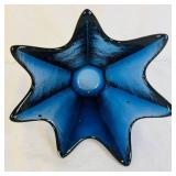 Blenko Glass Company Seven Point Star Bowl