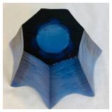 Blenko Glass Company Seven Point Star Bowl