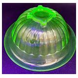 Uranium Glass Collection - Citrus Juicers and Mixing Bowl